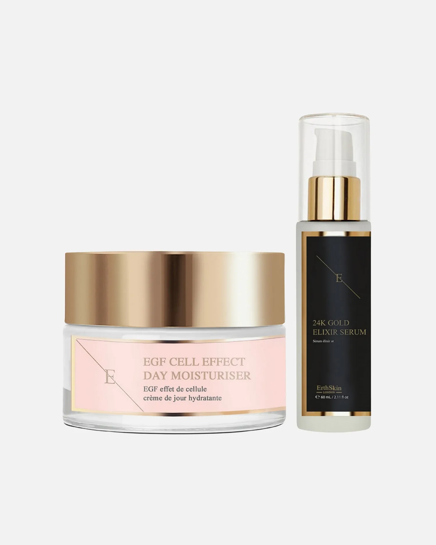 Набор ErthSkin London — Для ухода за лицом: 24-каратное золото и EGF Power Duo , 1 шт