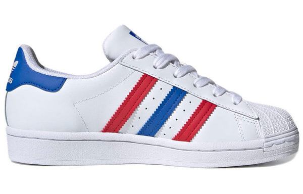 Кроссовки оригиналы суперзвезда j Adidas, белый — фото 2