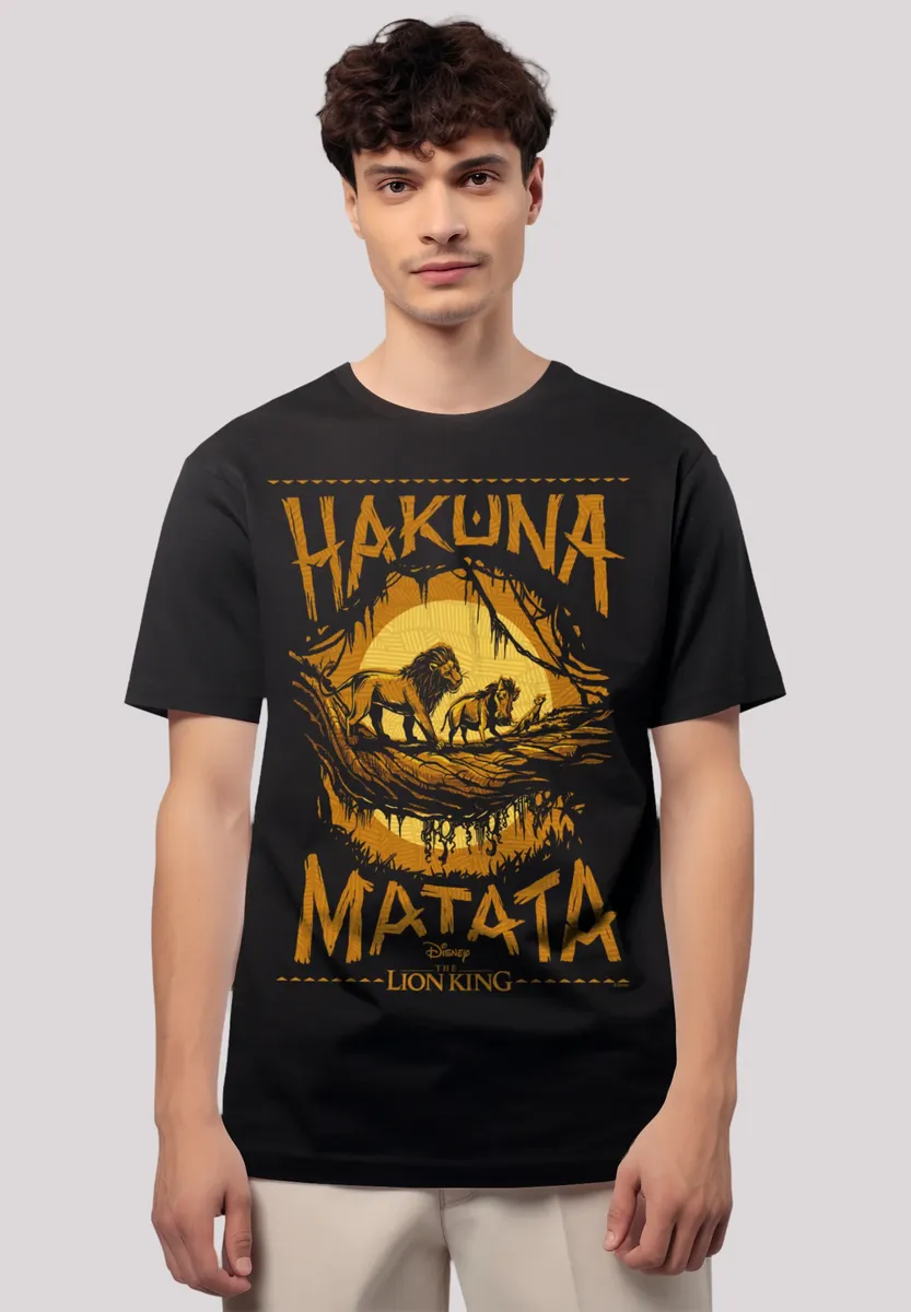 

F4NT4STIC Футболка "Disney King Lion King Hakuna Matata", премиум качество, черный