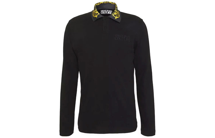 

VERSACE JEANS COUTURE Мужская черная поло