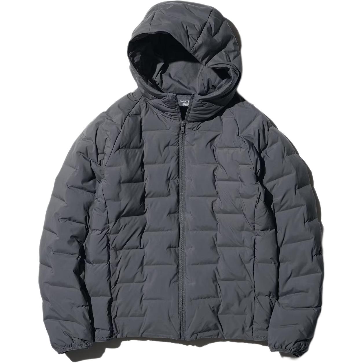 

UNIQLO Пуховик мужской темно-серый, Dark Gray