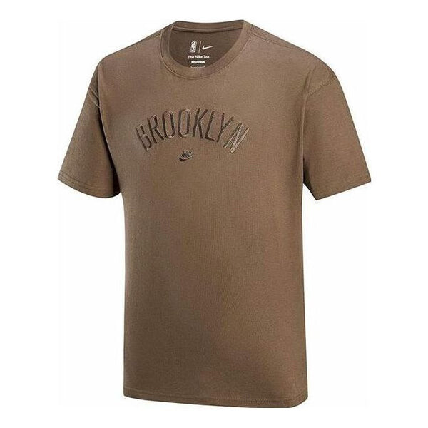 

Футболка nba brooklyn t-shirt 'tan' Nike, бежевый