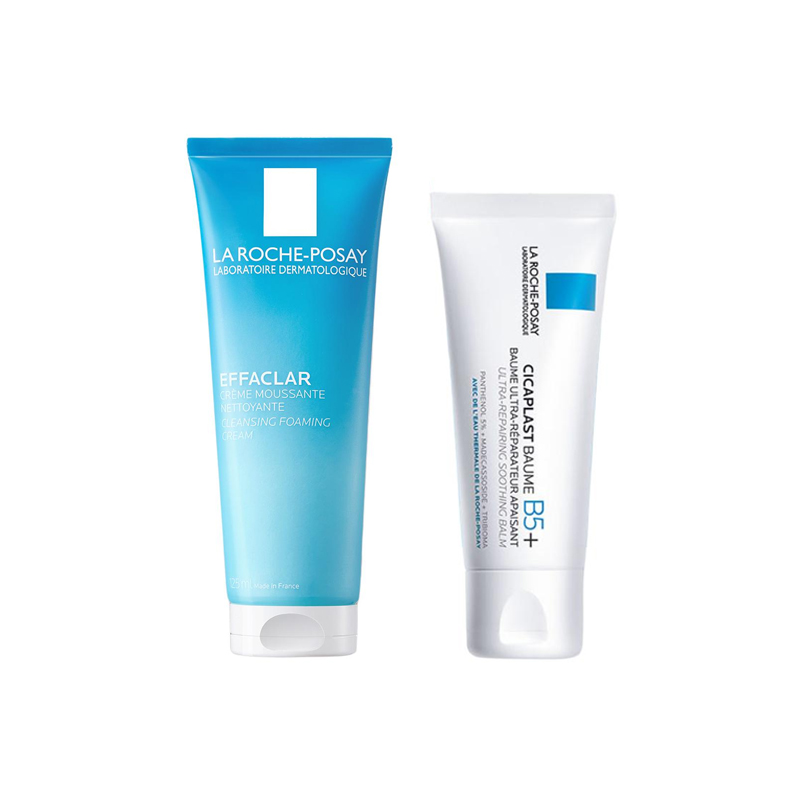 

Lifuquan новый B5 восстанавливающий очищающий гель для контроля жира уход за кожей успокаивающее очищение 40мл+125мл La Roche-Posay