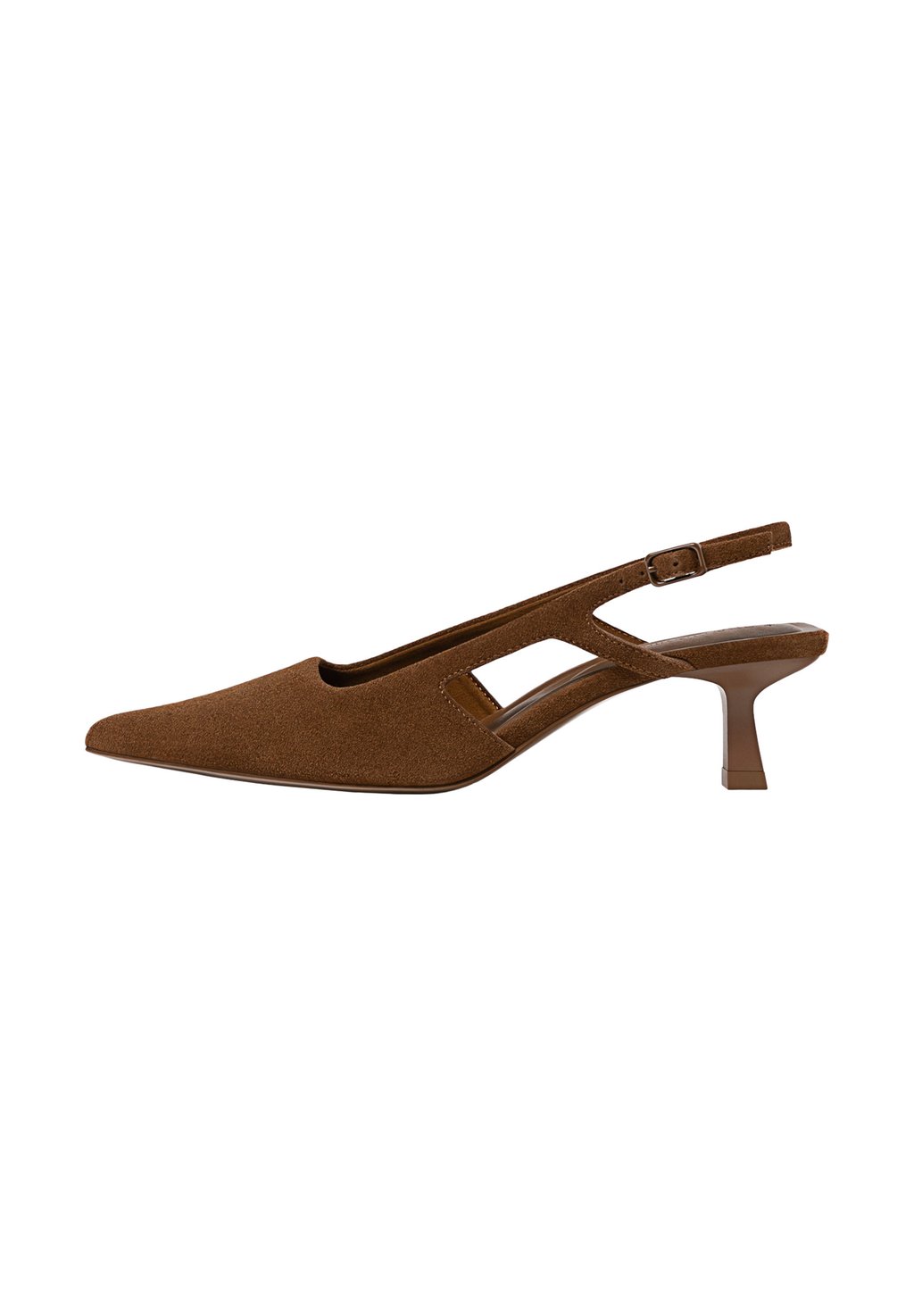 Туфли на каблуке COURT Stradivarius, коричневый