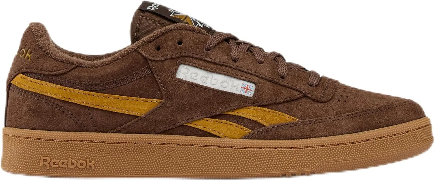 Кроссовки Reebok Unisex Club C Revenge Vintage, коричневый/золотой