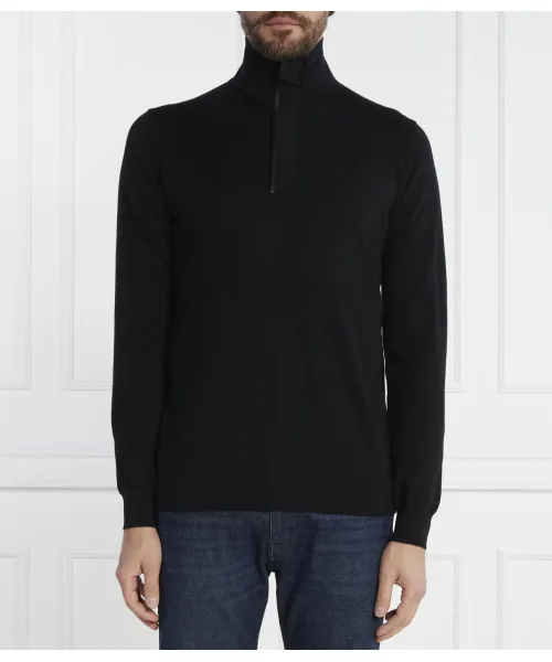 

Шерстяной свитер Regular fit Karl Lagerfeld, черный