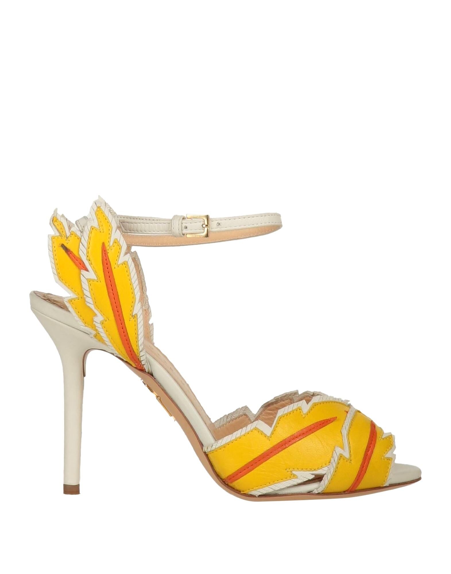 Сандалии Charlotte Olympia, желтый