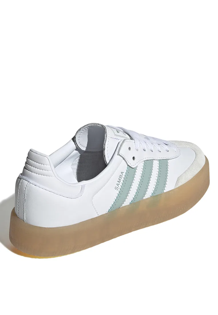 Кроссовки мужские, Sambae Adidas, белый/синий — фото 3