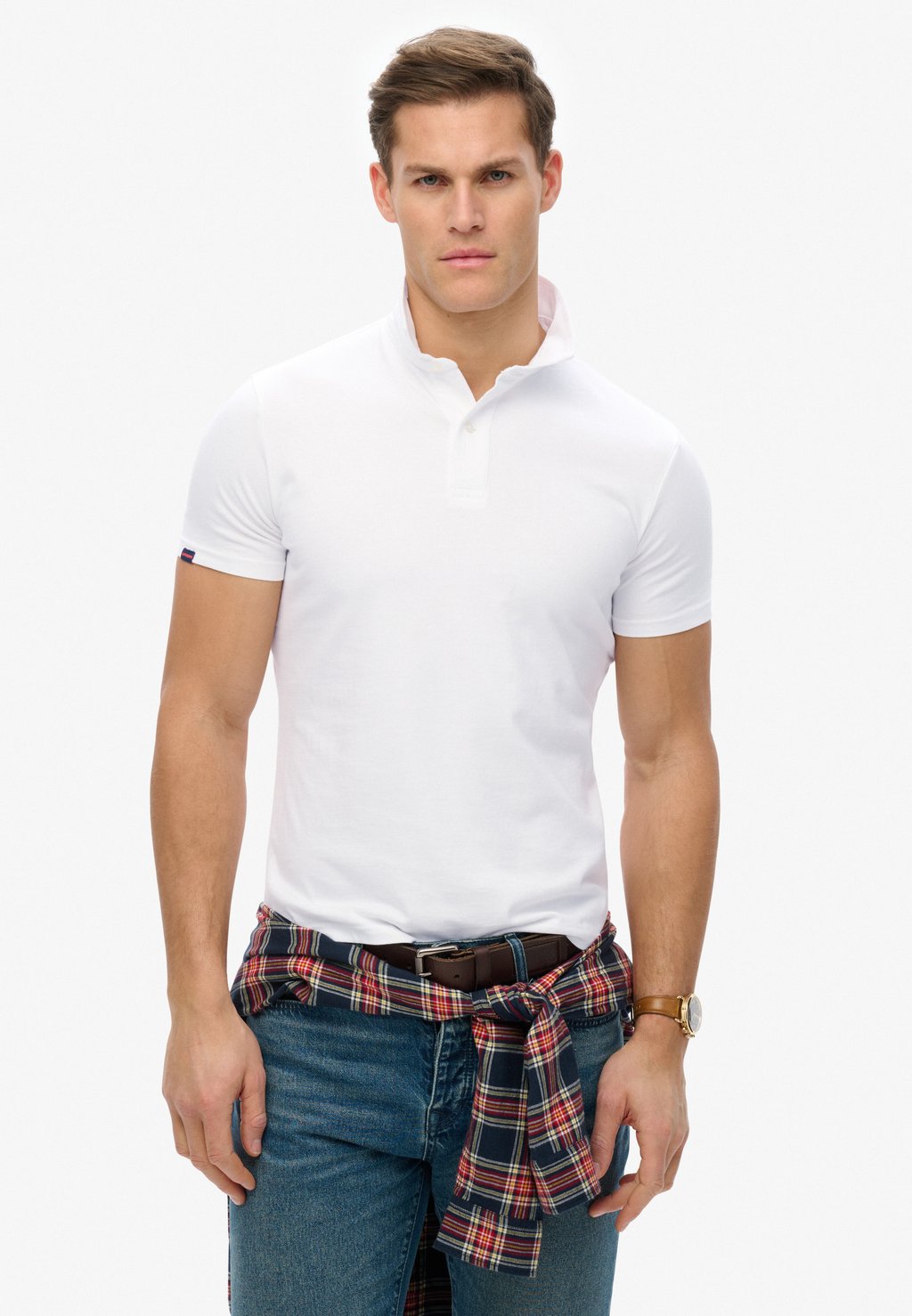 

Рубашка поло ESSENTIAL Superdry, цвет Optic