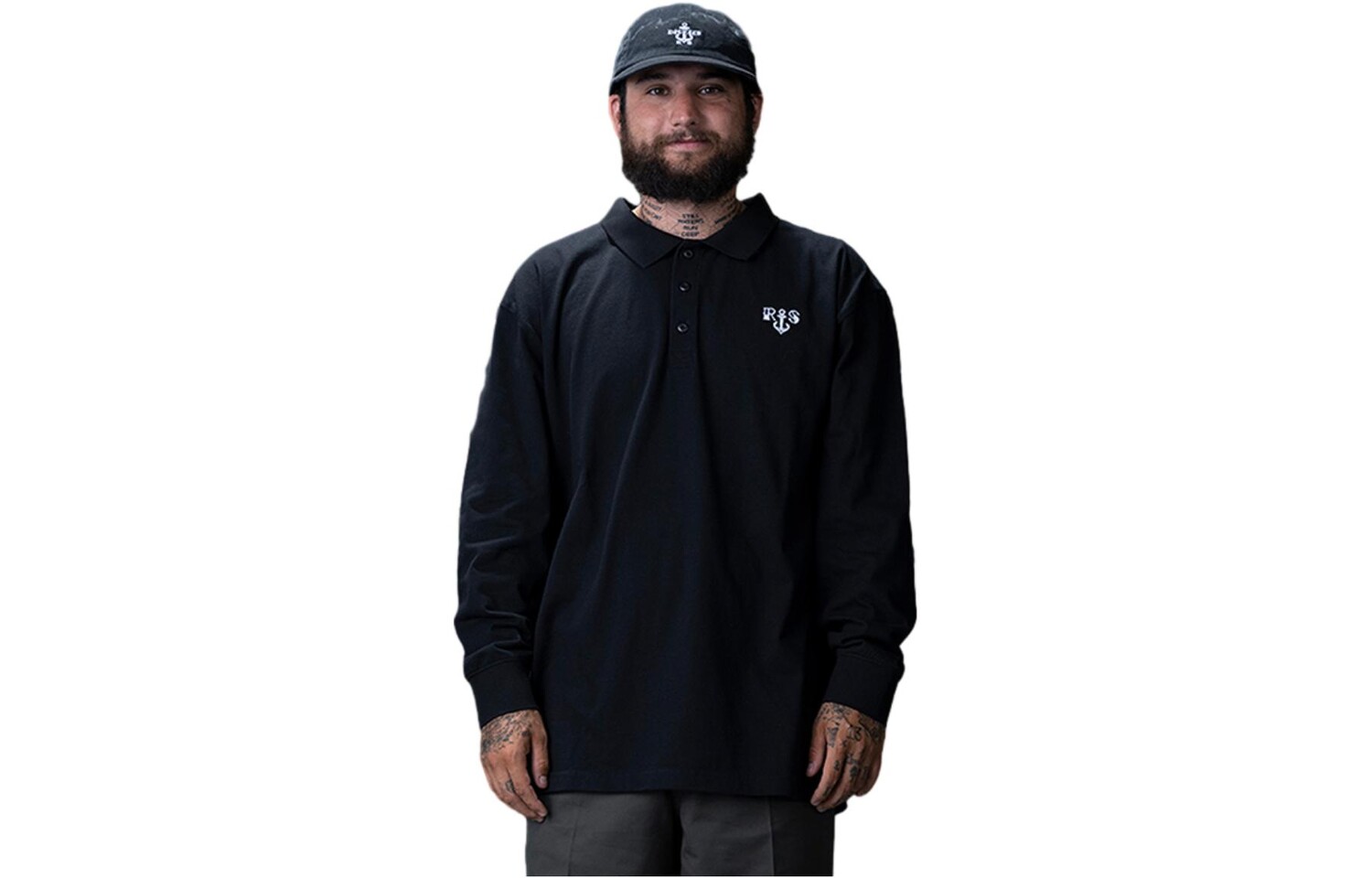 

Рубашка поло мужская трикотажная черная Dickies, черный