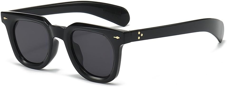 

Женские солнцезащитные очки, мужские солнцезащитные очки в стиле панк с заклепками, защита от ультрафиолета UV400, для занятий спортом на открытом воздухе, бега и езды generic, Black