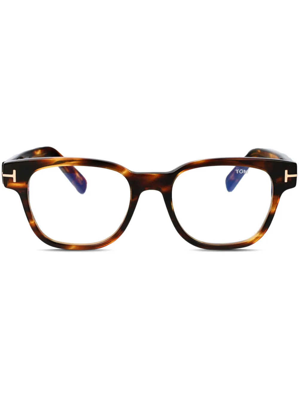 

Очки в квадратной оправе TOM FORD Eyewear, коричневый