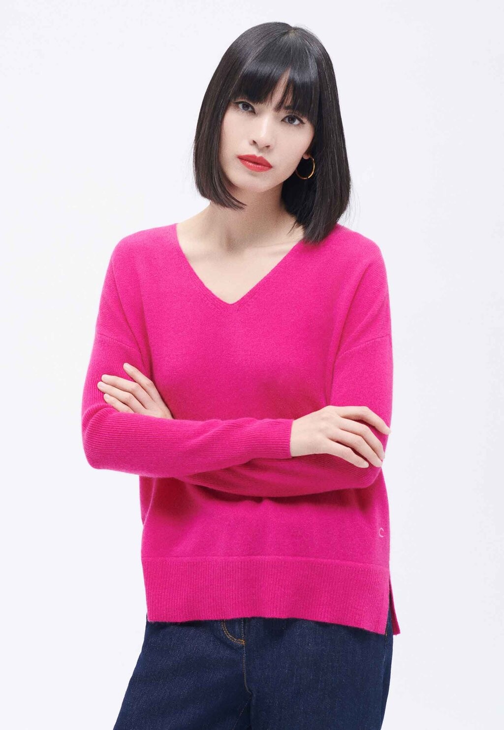 

Вязаный свитер FASHION ELEGANT MODERN MTHELMIE Caroll, цвет rose