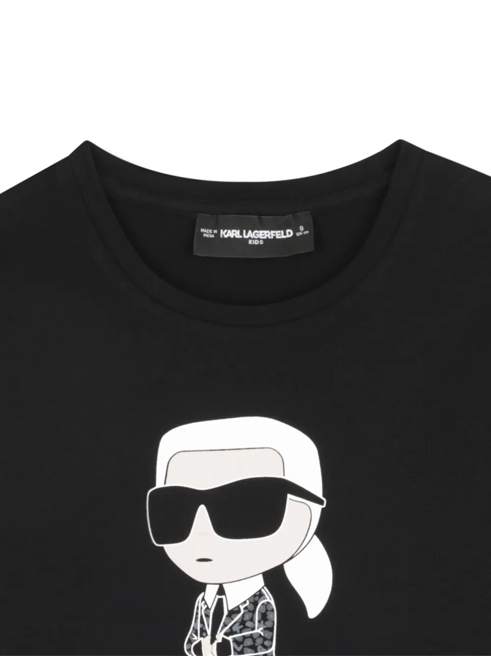 Футболка Ikon с длинными рукавами KARL LAGERFELD KIDS, черный — фото 3