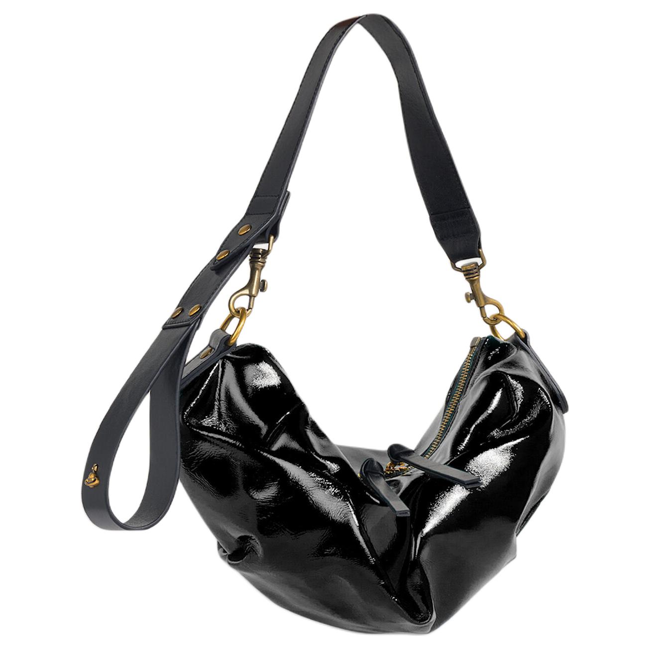 Vivienne Westwood Кожаная сумка, Shoulder Bag Trumpets Women's Black — фото 2