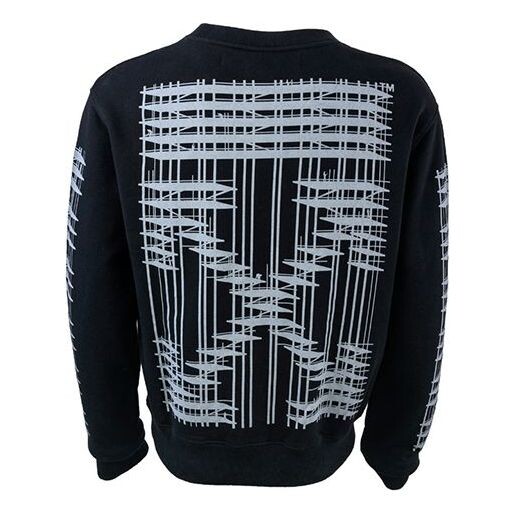 

Толстовка diagonal industrial oversize sweater Off-White, черный