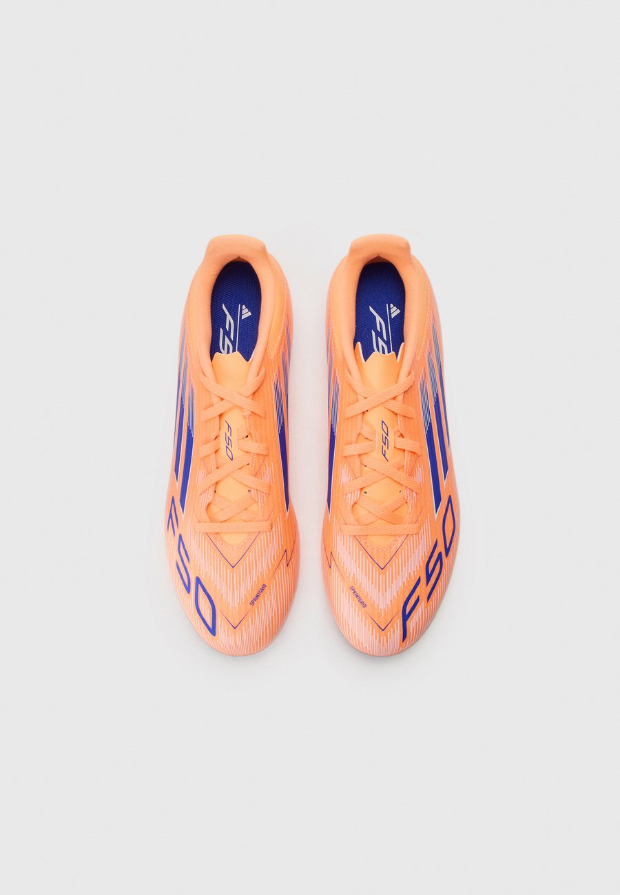 Кроссовки Adidas Performance F50 CLUB FIRM GROUND / MULTI GROUND FOOTBALL BOOTS, Beam Orange/Lucid Blue/White/Orange — фото 4