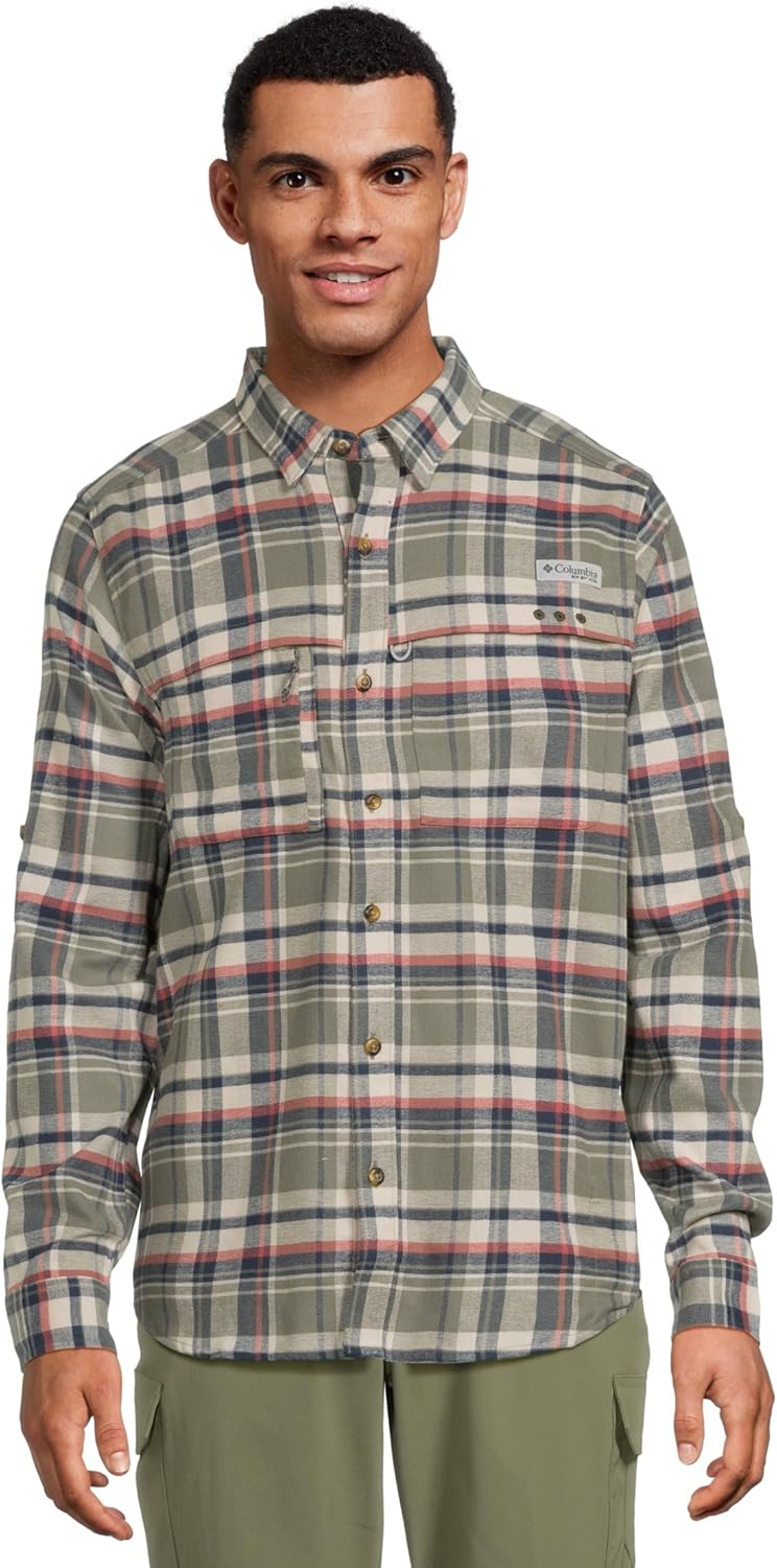 

Columbia мужская фланелевая рубашка Wild Cast, Cypress Backwater Tartan