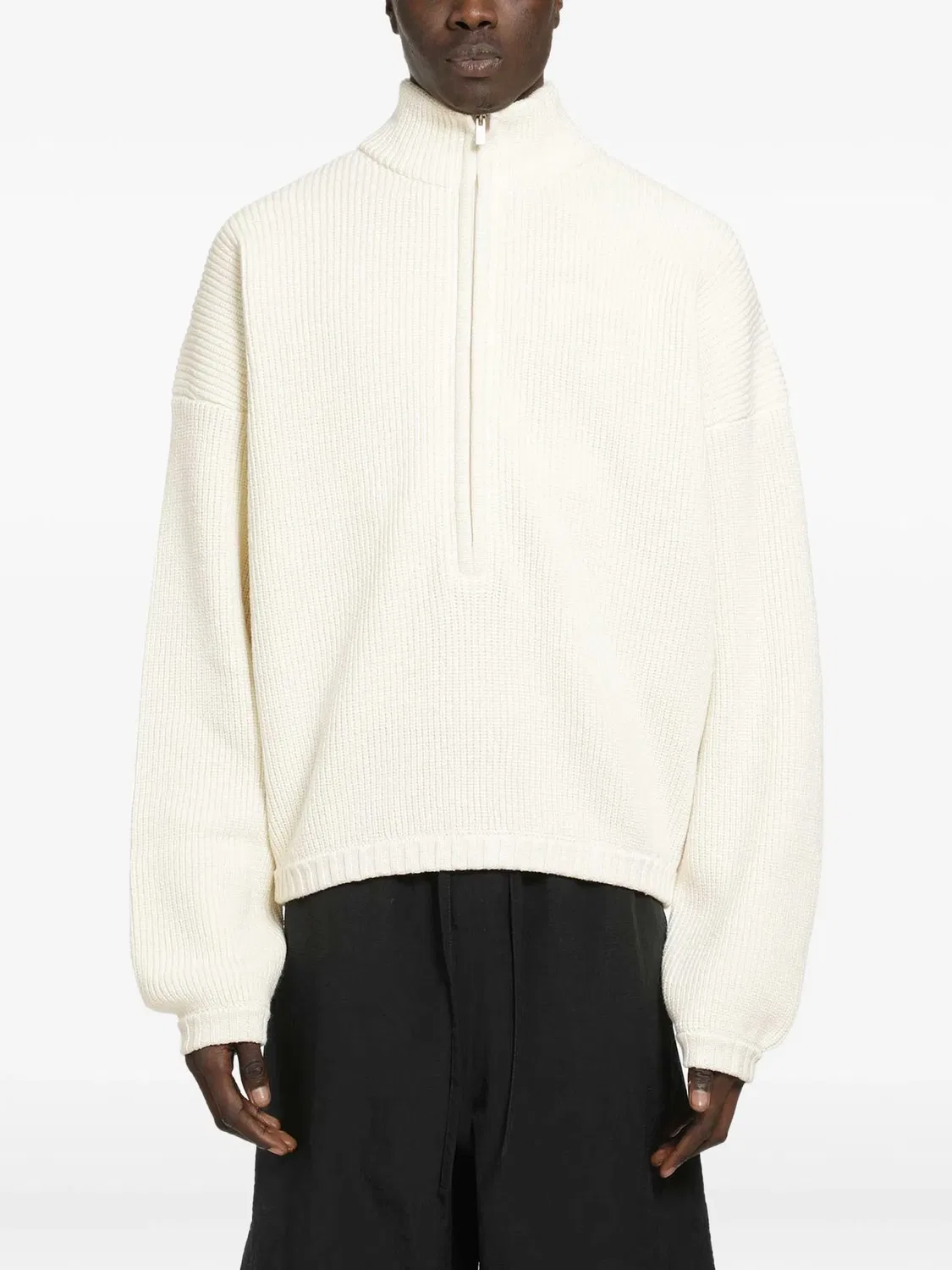Свитер на молнии Fear Of God, белый