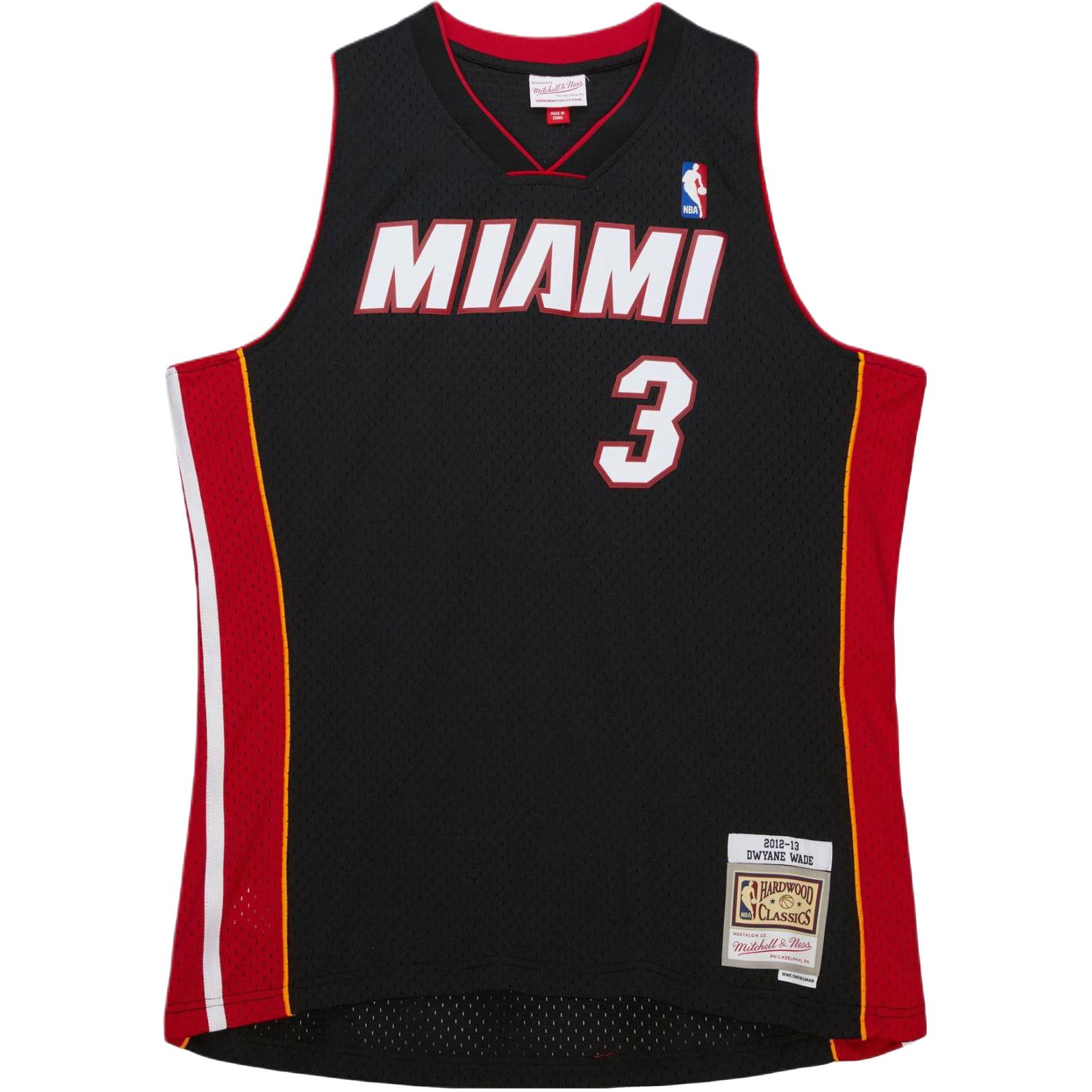 

Джерси Mitchell & Ness Road Finals 'NBA Miami Heat 2012 Dwyane Wade' Mitchell Ness, черный