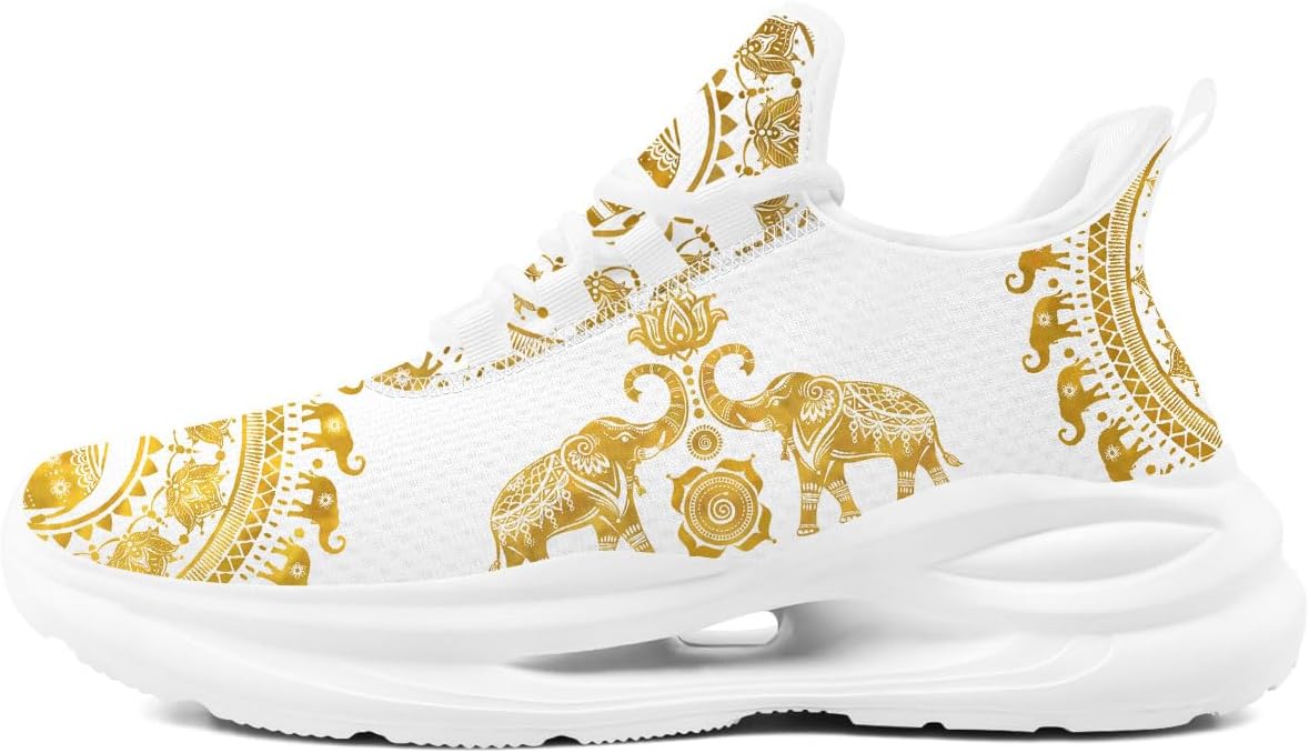 

Кроссовки Elephant для женщин и мужчин, спортивные беговые, теннисные и прогулочные ботинки Generic, белый