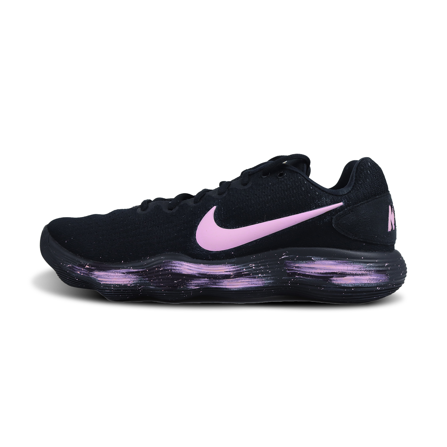 

Nike Баскетбольные кроссовки Hyperdunk 2017 Black Pink Dynasty Low Top мужские, цвет черный розовый
