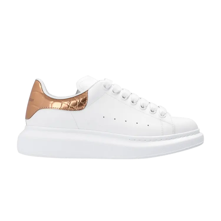 

Кроссовки Alexander McQueen Alexander McQueen Oversized Sneaker 'Rose Gold Crocodile', белый