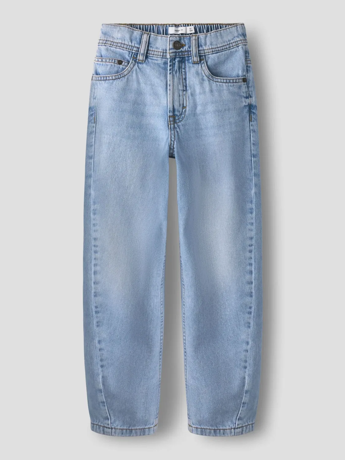 Джинсы tapered fit Name it, light blue denim — фото 3