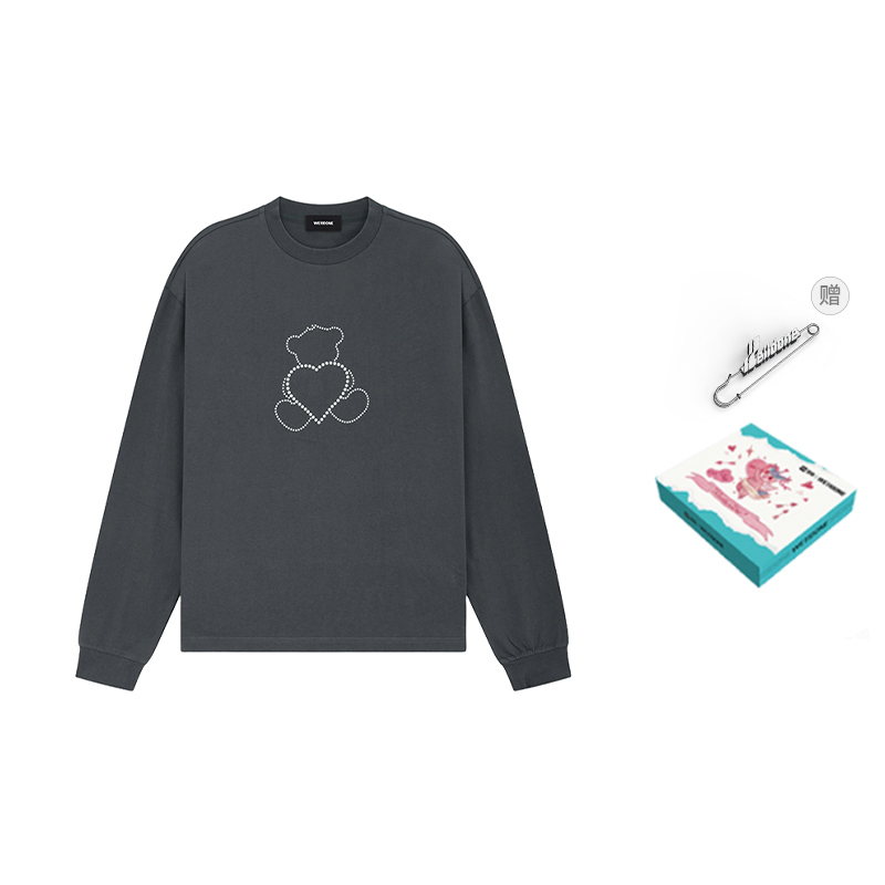 

Футболка Pearl Bear WE11DONE, серый (valentine's day box)