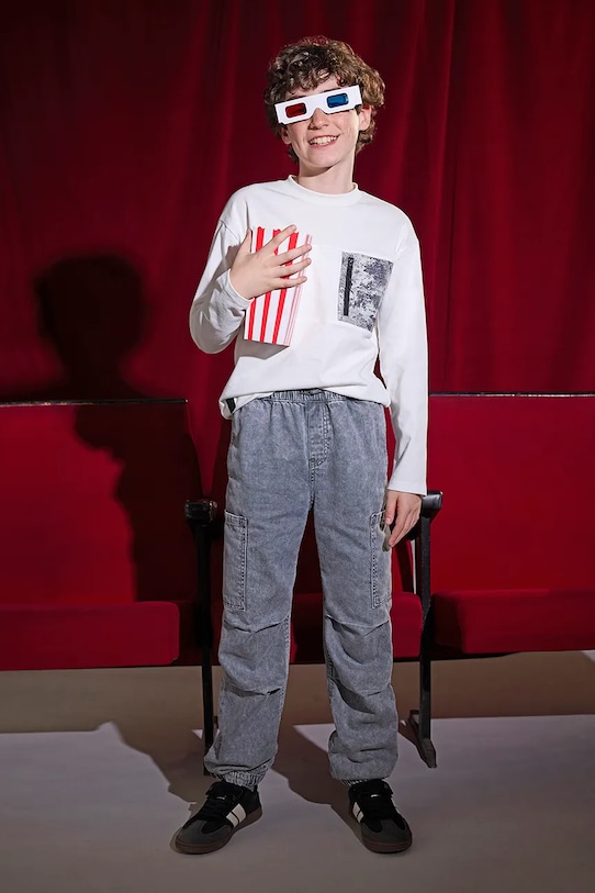 

Детские джинсы карго denim Mayoral, серый