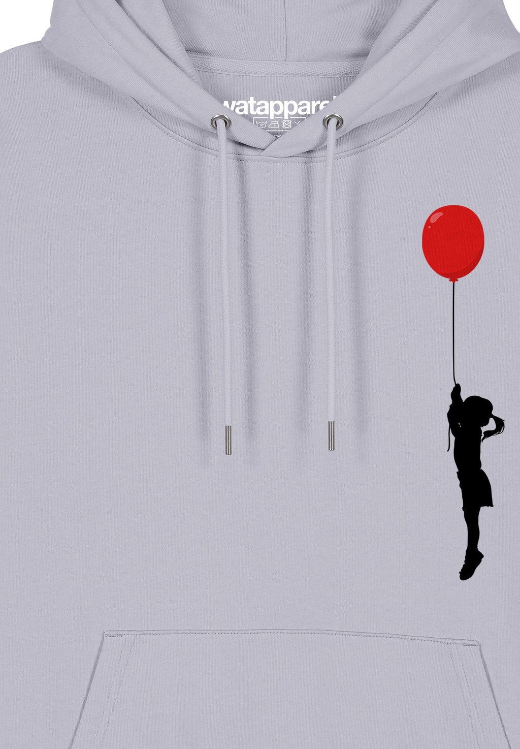 

Толстовка с капюшоном MIT LUFTBALLON watapparel, фиолетовый