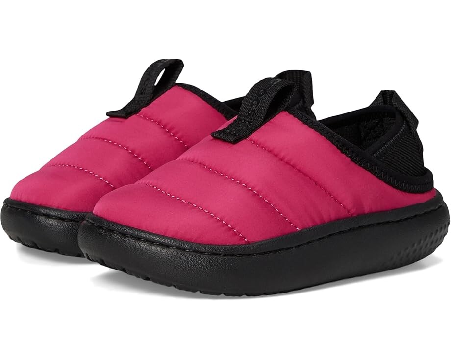 

Сабо Crocs Kids Classic Puff Moc, цвет Dragon Fruit/Multi