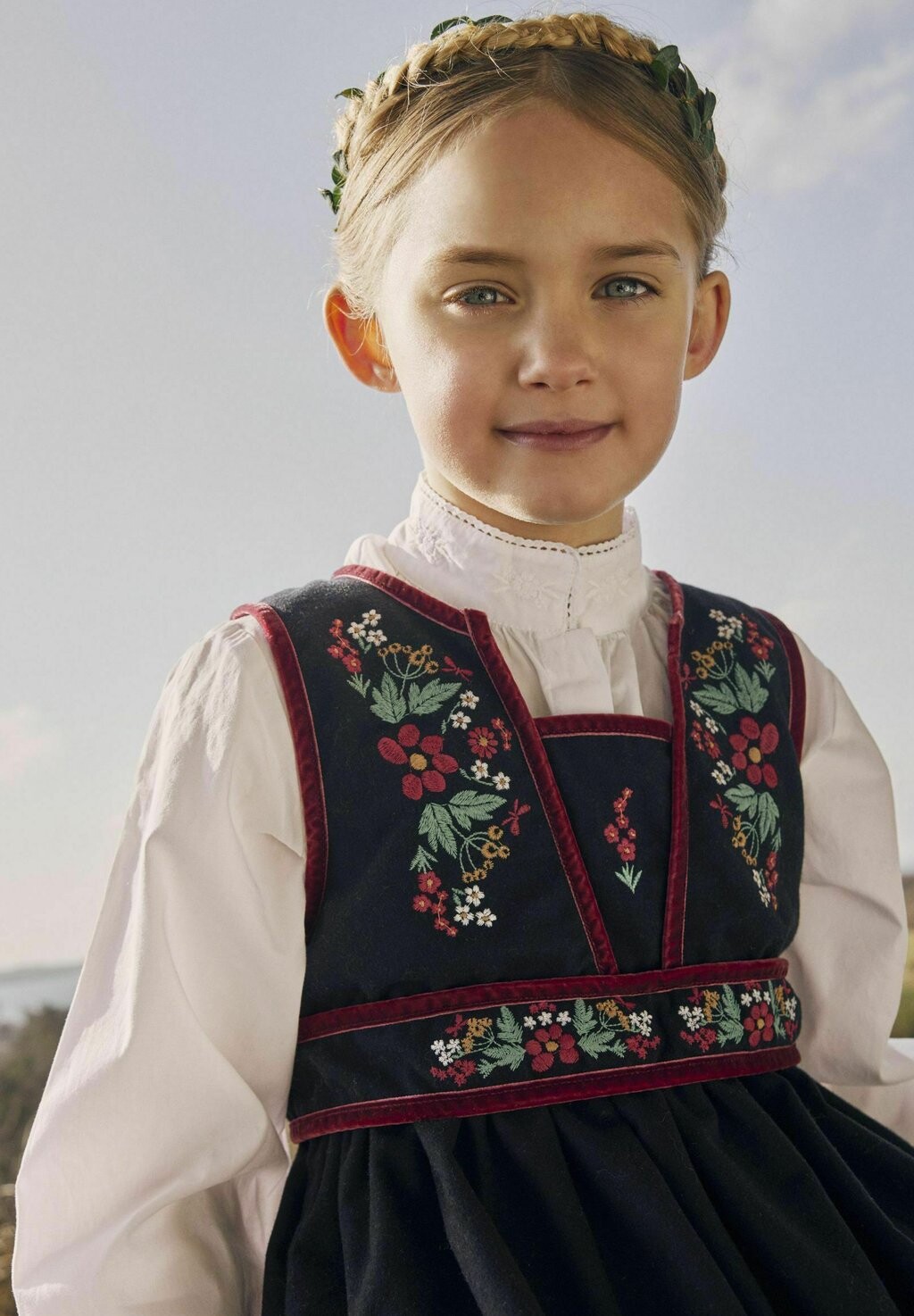 

Блуза LANGARM Name it, слоновая кость