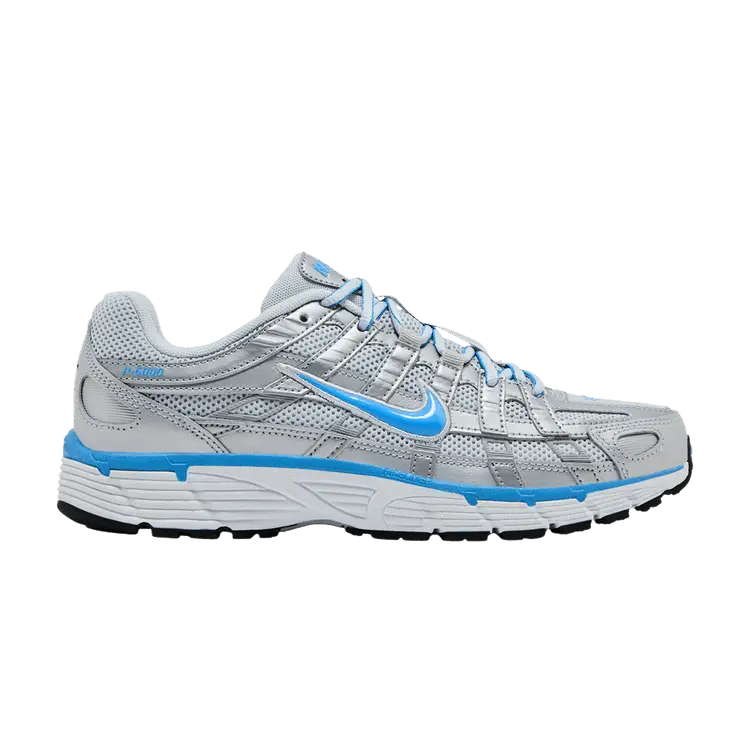 

Кроссовки Nike P-6000 'Metallic Platinum University Blue', серый