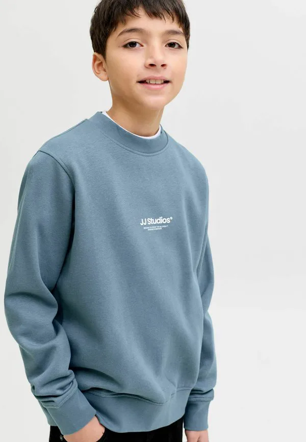 Jjesoho толстовка с круглым вырезом для младшего возраста Jack & Jones Junior, Blue Mirage — фото 4