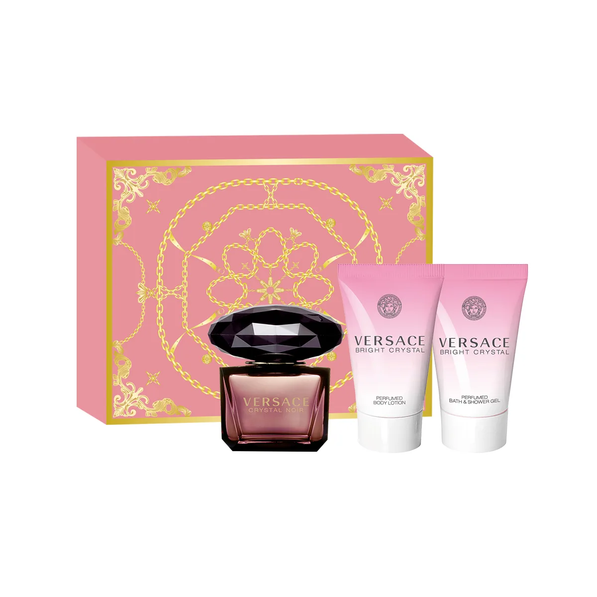 VERSACE Женский парфюм и гель для душа, Starry Night Crystal 5ml+Crystal Diamond Body Lotion 25ml+Crystal Diamond Shower Gel 25ml