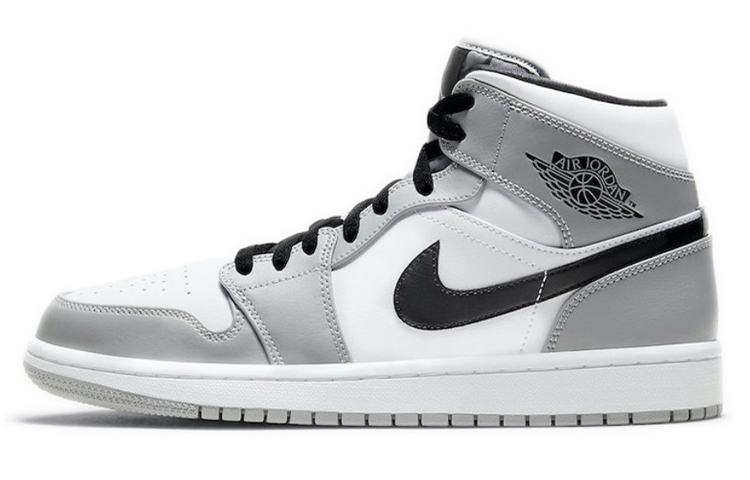 

Кроссовки Air Jordan 1 Vintage Basketball Shoes Men Low-top Grey/white, серый