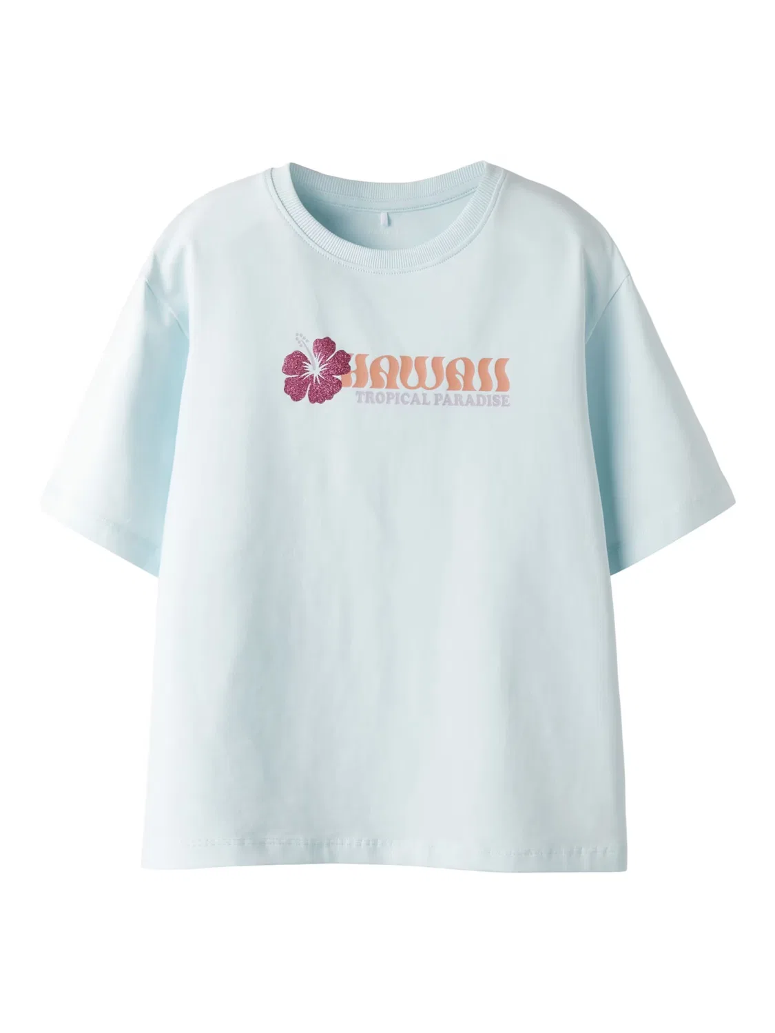 Футболка Name It NKFJaney светло-голубого цвета