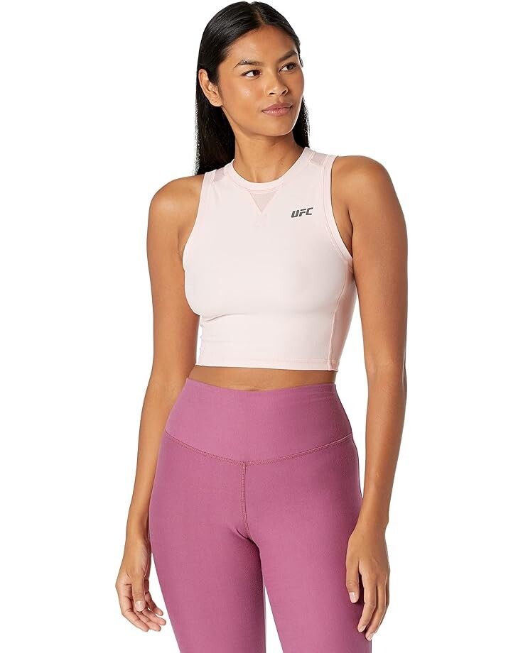 

Топ UFC Sleeveless Crew Neck Cropped, цвет Blushing Rose