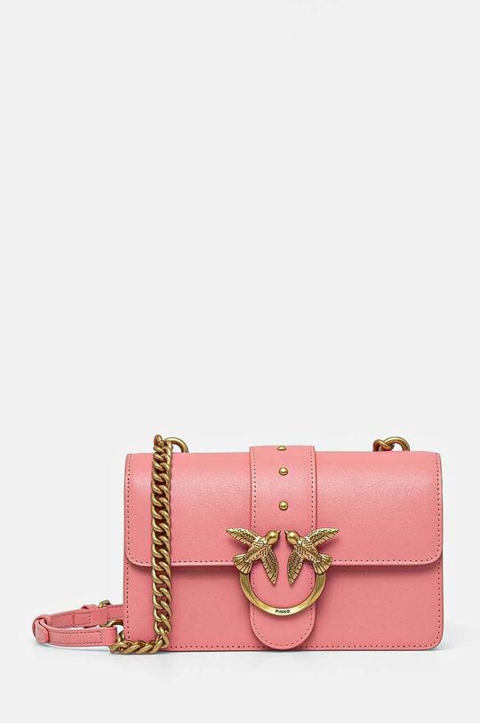 

Кожаная сумочка Pinko, розовый