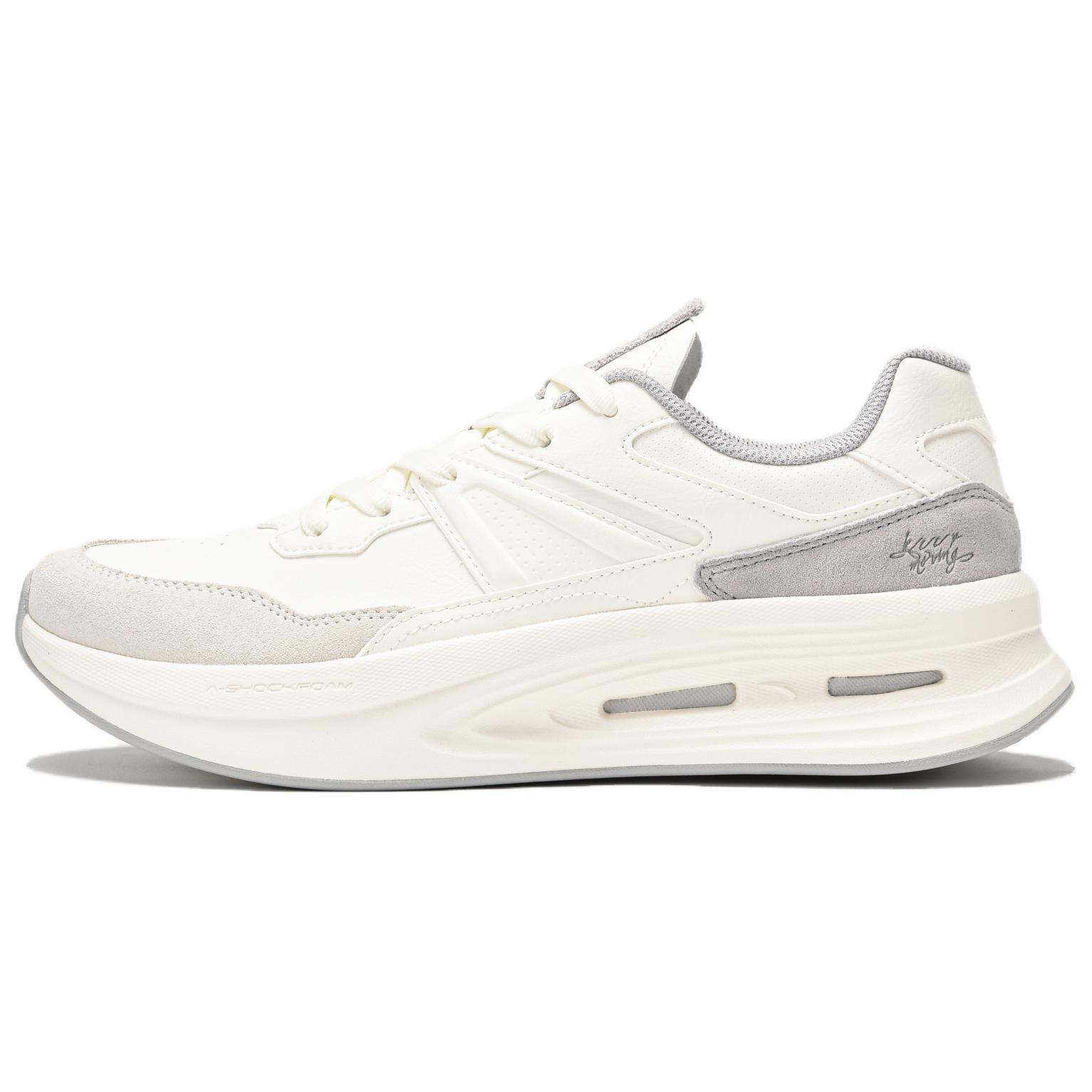 

Коллекция Life Противоскользящие Износостойкие Низкие Повседневные Туфли Мужские Белый Серый CHAOJIANTA, Цвет Слоновая Кость/Известняк