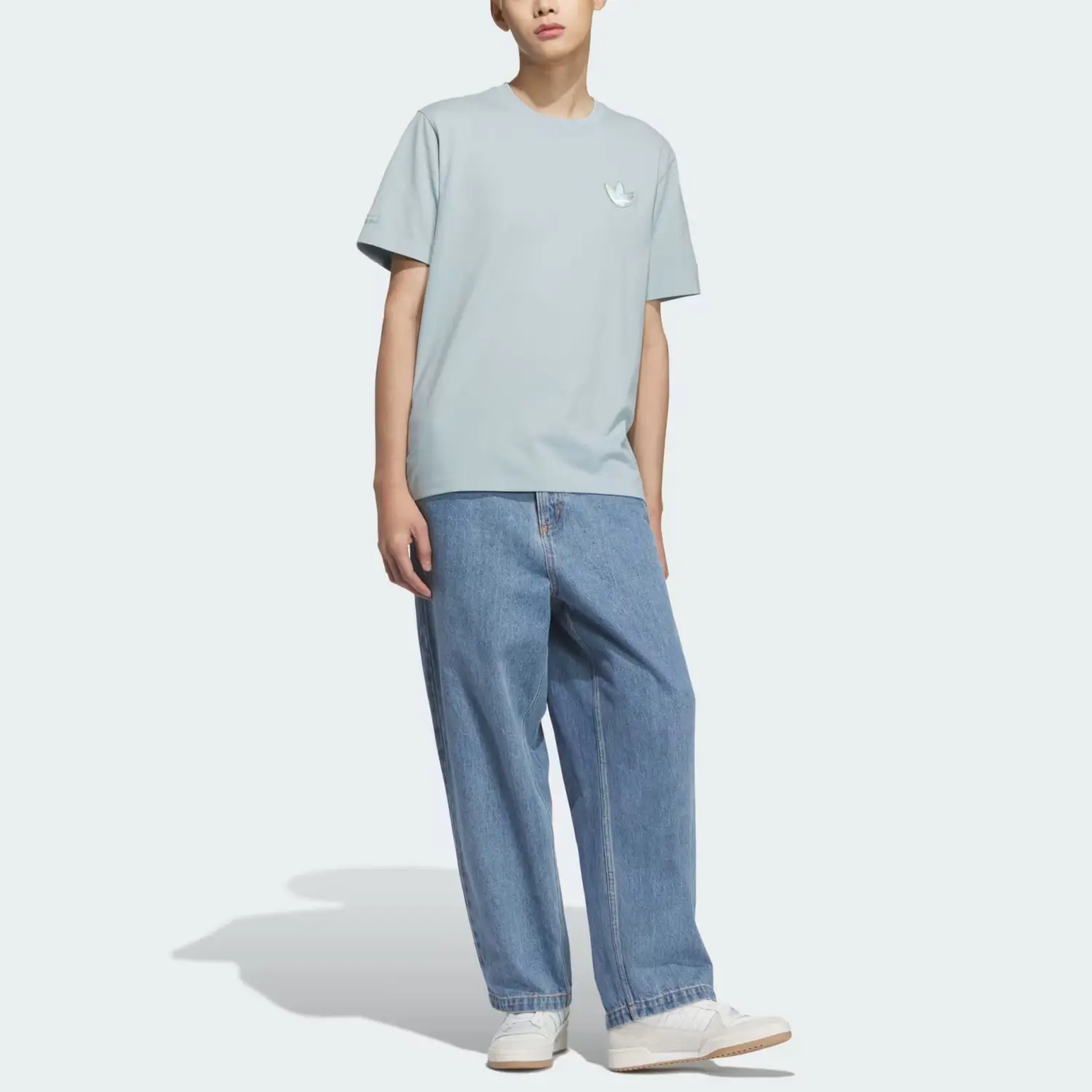 Футболка мужская Magic Gray/Magic Gray Adidas Originals, серый — фото 3