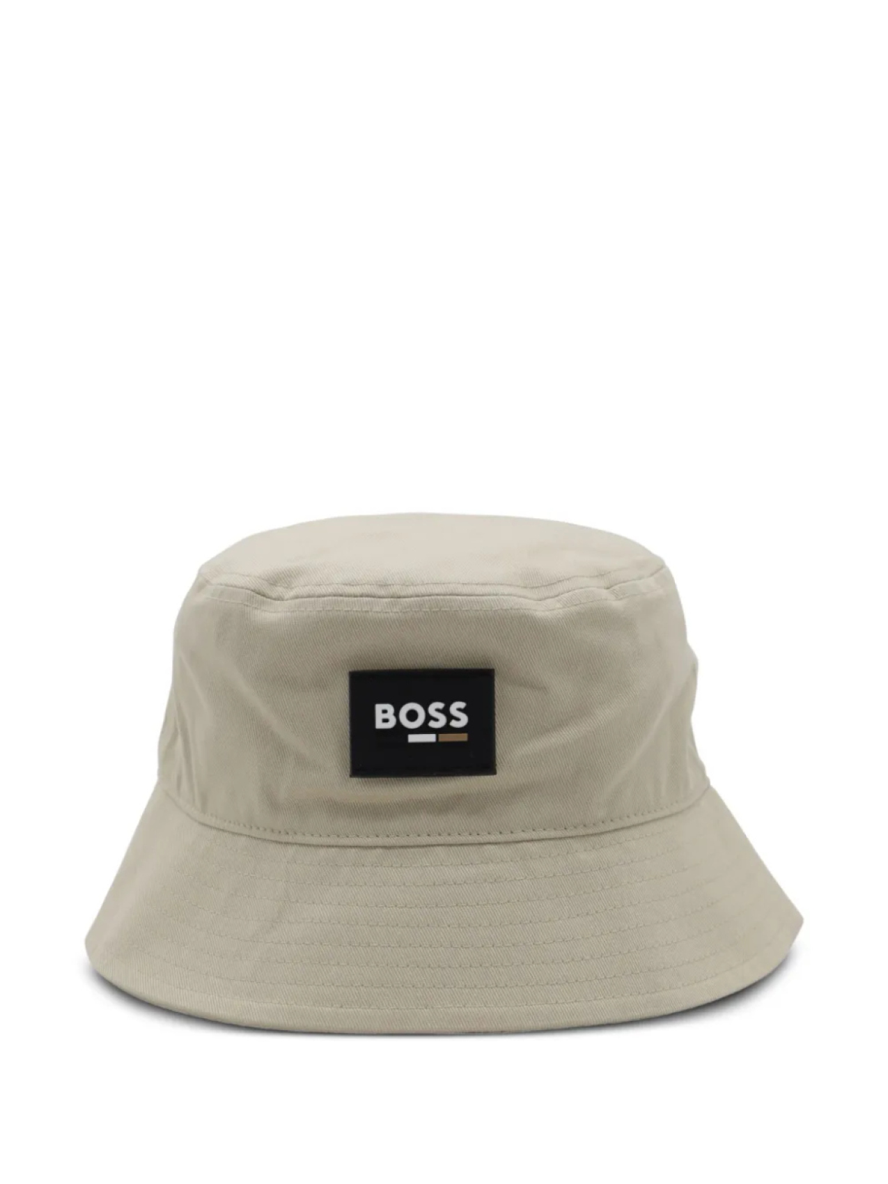 

Прорезиненная панама с логотипом BOSS Kidswear, белый