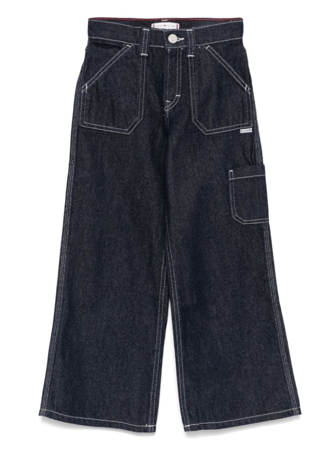 

Широкие джинсы Tommy Hilfiger Junior, синий