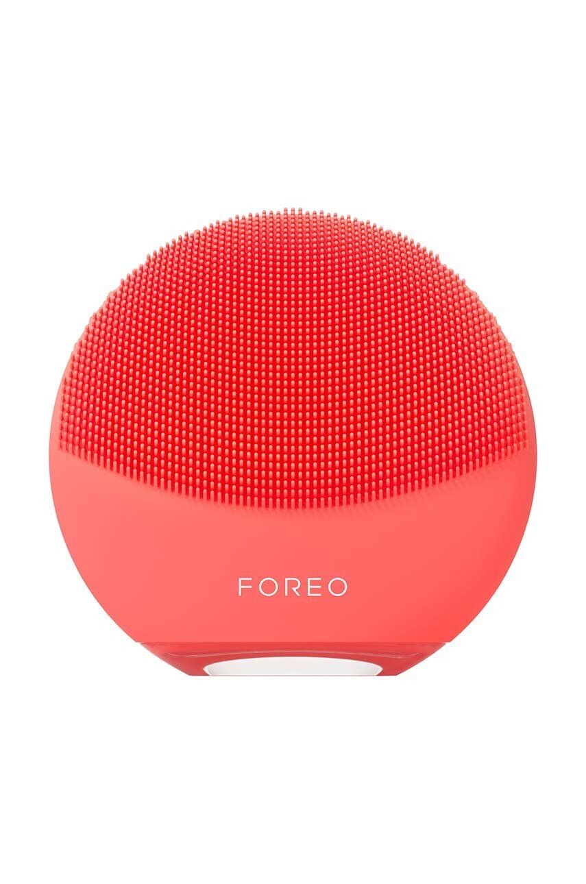 Двусторонний очищающий массажер для лица FOREO LUNA 4 mini, цвет arancione — фото 2