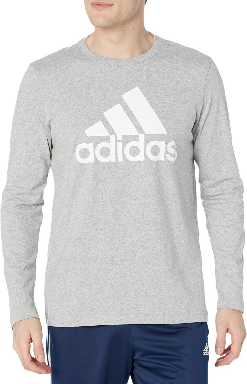 

Футболка adidas Essentials Long Sleeve Tee, цвет Medium Grey Heather