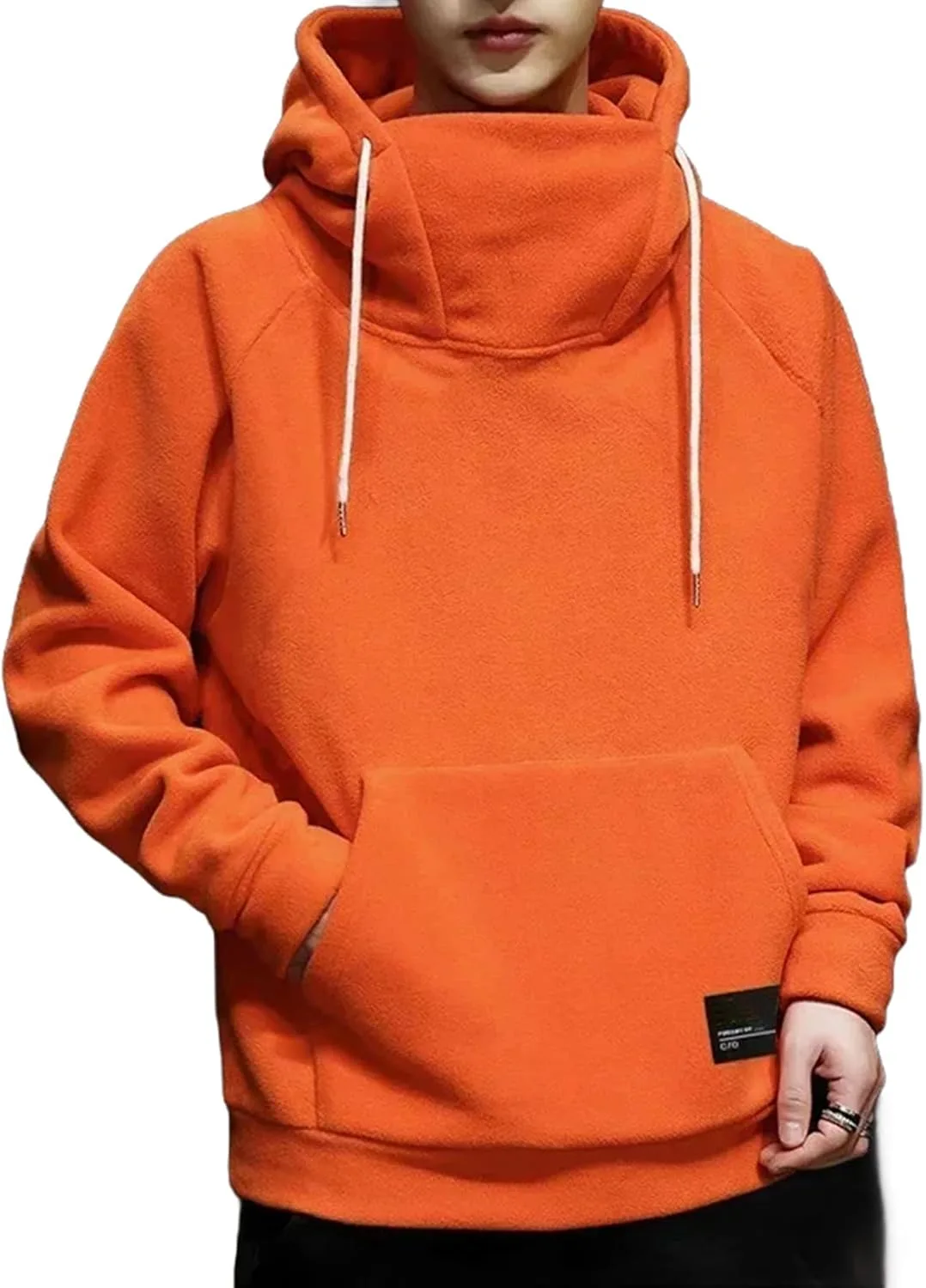 

Мужской толстый Polar Fleece свитшот с капюшоном Windproof Oversized