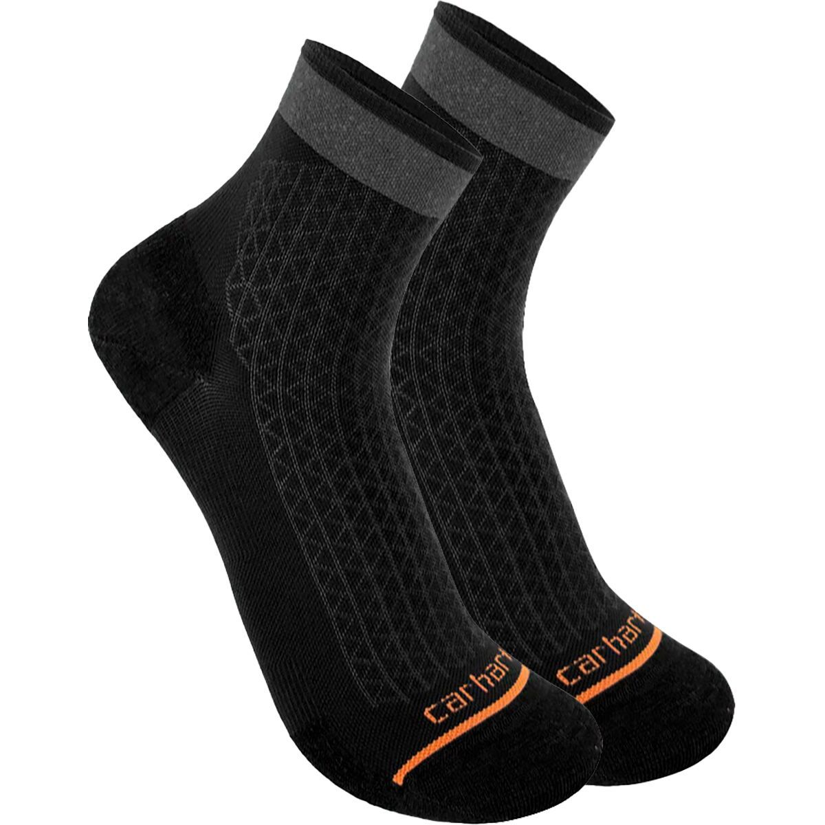 

Легкие прочные носки до щиколотки - 2 шт Carhartt Gloves, черный