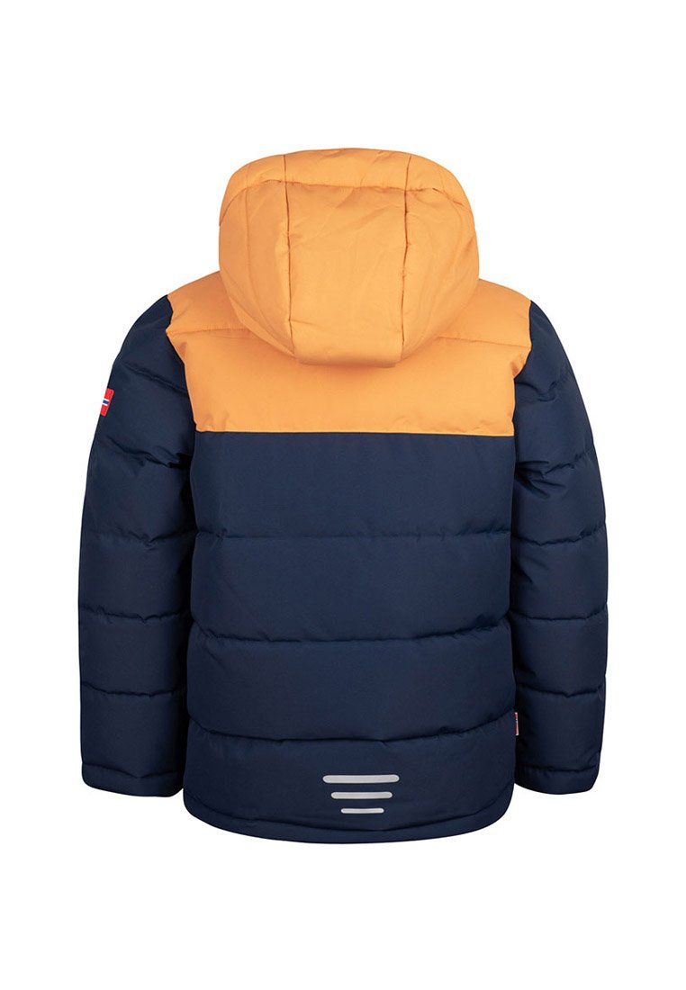 Зимняя куртка TROLLKIDS GRYLLEFJORD, Navy/Honey/Fireberry/Dark Blue — фото 2