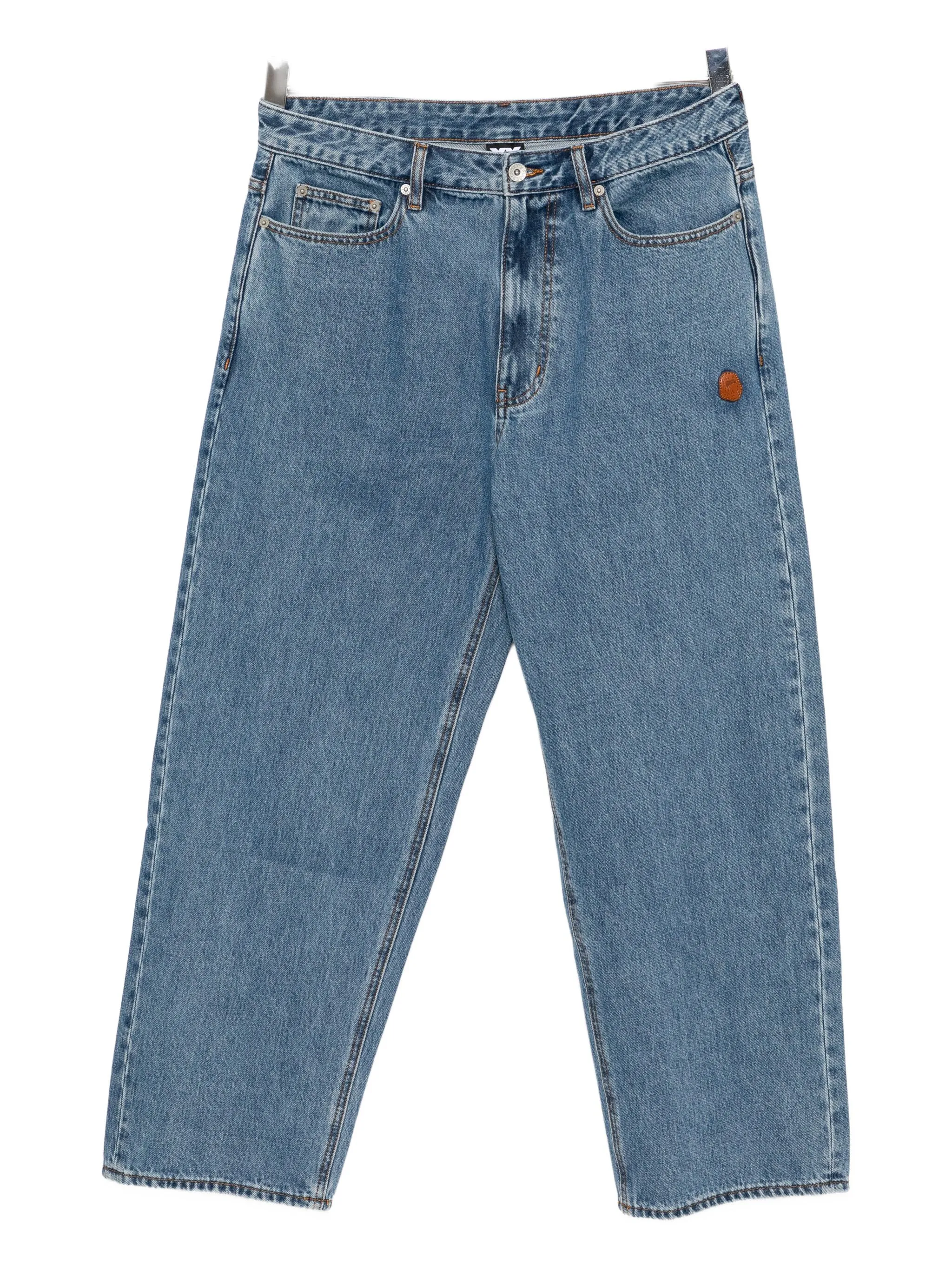 

Джинсы с логотипом Fingercroxx, синий